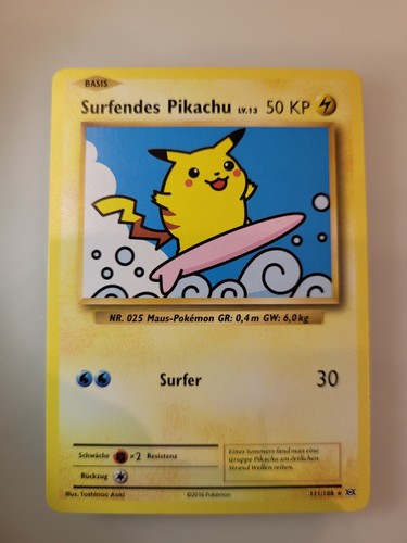 Surfendes pikachu secret rare - surfendes,