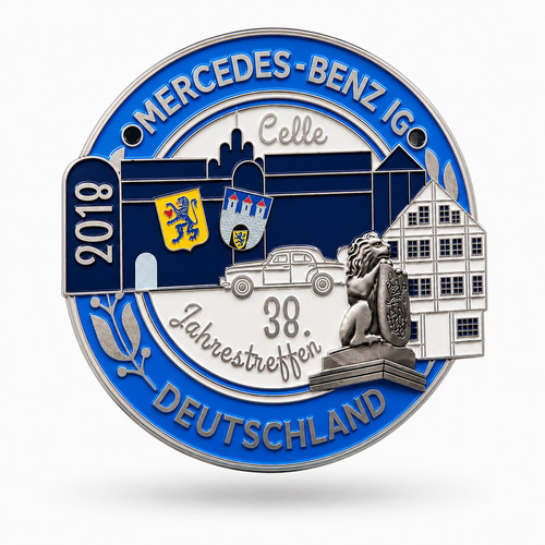 Mbig plakette mercedes - mbig, 38.mercedes