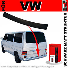 Lackschutzfolie Ladekantenschutz für VW T4 1996-2003 Schwarz matt