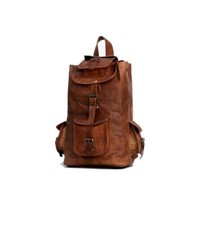 Rucksack Kuriertasche handgefertigte neue echte Schultertasche aus Vintage-Leder