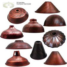 Vintage Lampenschirm Deckenlampe Metall Lampenschirm Hängelampe Deckenlampe E27