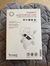 Bugaboo Matratzenbezug Merinowolle grau 