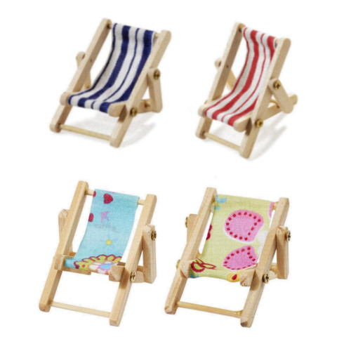 Deko liegestuhl mini 5cm - 2x,