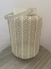 Metall Deko Laterne Orientalisch Offwhite Impressionen Skandi Shabby Windlicht 