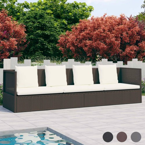 Garten sofabett poly rattan - garten-sofabett,