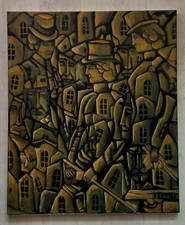 Kubismus Ölgemälde Original