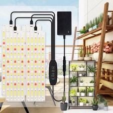 LED Pflanzenlicht Vollspektrum Grow Pflanzenlampe Streifen Wachstumslampe&Timer