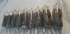 9 Piece In-14 Nixie Tube made in USSR Gasotron, Used But Tested, mixed years
