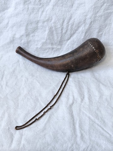 Altes pulverhorn deko afrika - altes,