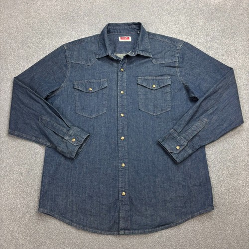 Wrangler jeanshemd erwachsene - jeanshemd,