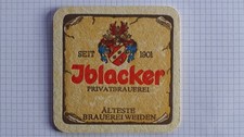 Bierdeckel brauerei iblacker - bierdeckel,