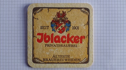 Bierdeckel brauerei iblacker - brauerei,