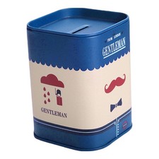 Cute Piggy Bank Metal Square