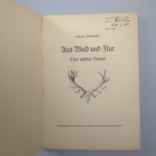 Aus Wald und Flur Band 3 Tiere unserer Heimat Buch Ludwig Zukowsky 1938 komplett