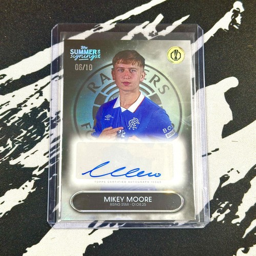 Mikey moore auto topps - mikey,
