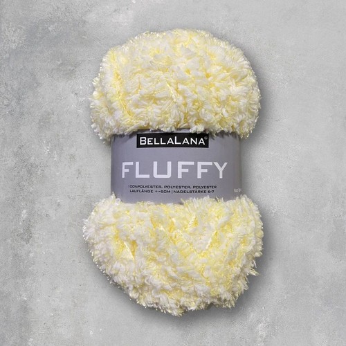 Bellalana wolle fluffy gelb - wolle,