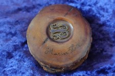 Karelisches Birkenholz Zigarettenetui Emaille antik Russland Schatulle Box alt