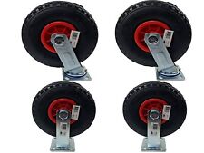 4x Sackkarrenrad Schlauch 2x Lenkrolle und Bockrolle Gummi 3.00-4 Transportwagen