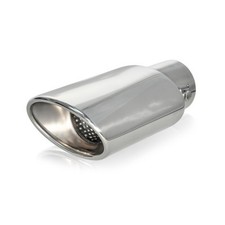 Auspuffblende Endrohr Edelstahl 110 x 70 mm oval zum anschrauben bis 5,0 cm