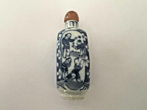 Snuff bottle aus porzellan - aus, mit
