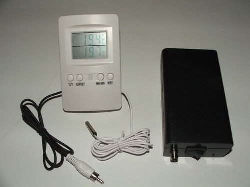 Gsm alarm thermometer mit - -,