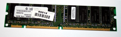 Ram 168 pin pc - 64, pc-100u