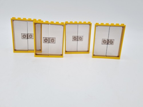 Lego türen gelb 1x6x6 - 1x6x6, 4
