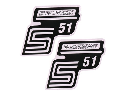 Schriftzug s51 elektronik - s51,