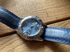 Festina Leder-Armbanduhr blau