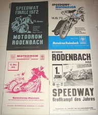 4x Speedway Rennen RODENBACH / Hanau ( Bahnsport - Motorsport - Programmheft)