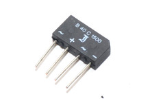 Vintage Silizium Brücken-Gleichrichter v. Diotec Typ B40C1500, 1.5 A / 40 V, NOS