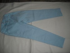 Hose Schlupfhose von Vanilia, Gr. 38 N, hellblau - mint,  Dehnbund, 7/8-Länge
