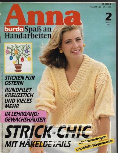 Handarbeitsheft anna 85 - anna, 02/85