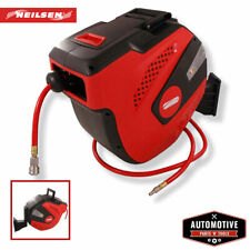 30m/100ft Automatische Einziehbare Luftleitung Schlauchtrommel 3/8 2" PVC Mesh Wandmontage