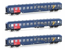 Hobbytrain H22209 - Personenwagen Set Liegewagen BCM DSB  Ep.V 3-teilig - Spur N