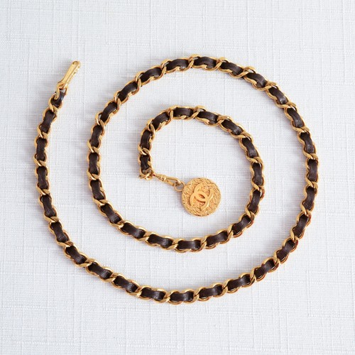 Chanel vintage gürtelkette - chanel,