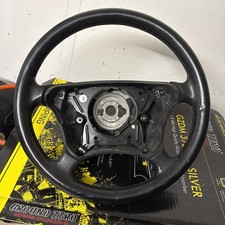 ORIGINAL Mercedes E-Klasse W202 W210 /? W220 R129 ? LEDER Lenkrad Schwarz