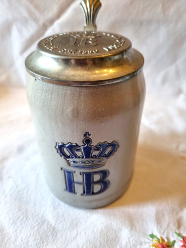 Bierkrug steingut mit - bierkrug,