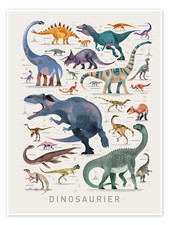 Poster Dinosaurier II - Dieter
