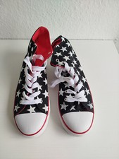 Stoffschuhe wie chucks - wie, rot