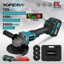 YOFIDRA® 3 Gänge Akku