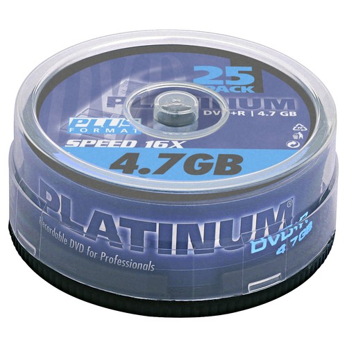 25er spindel platinum - spindel, dvd+r