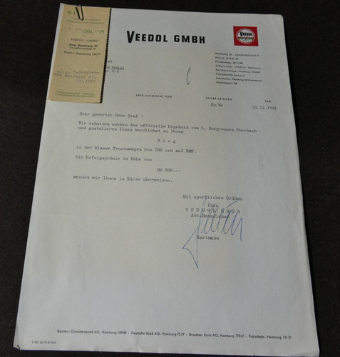 Gratulationsschreiben veedol - gratulationsschreiben,