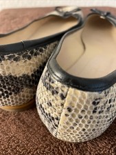 Schlangenmuster Ballerinas 41