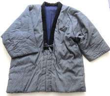 **VINTAGE** Wattierte Hausjacke aus Japan Farbe Schwarz/Grau Gr. XL