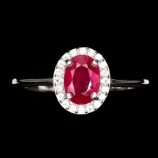 925 Sterling Silber Ring Oval