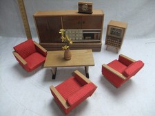 Wohnzimmer für die Puppenstube ,ca. 70er Jahre