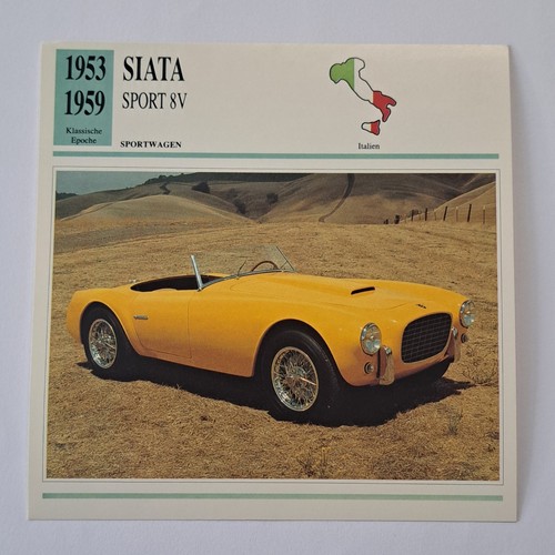 Siata sport 1953 1959 - siata, 1953-1959-