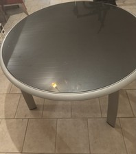 Kettler Avantgarde Tisch Garten/ Lounge, rund, Glasplatte