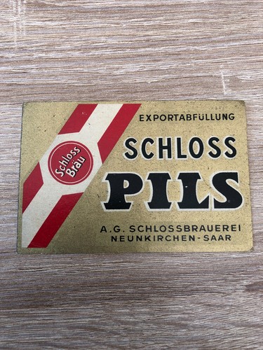 Bieretikett schlossbrauerei - bieretikett,